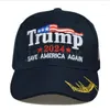 Ball Caps est Trump 2024 Шляпа хлопковая бейсболка шляпы USA