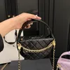 Designer di lusso Mezza luna Mini borse trasversali borse Chenel Handware Gold Hardware Chain Famous Brand Women Occiglia Women Borse Tote