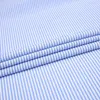 Mäns casual skjortor herr klassiska franska manschetter randig klänning skjorta enkel patch pocket standard-fit långa slve bröllopskjortor (manschetten ingår) T240428