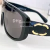 Gafas de sol de diseñador Gafas de sol de ola de lujo para hombres Mujeres de ocio al aire libre Gasas de sols de oro