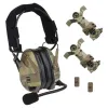 Fones de ouvido HD16 Redução de ruído tático Bluetooth Headset Sports Shooting Earrefff Sports Shooting Impact Antinise ao ar livre fone de ouvido
