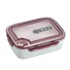 Bento Boxes Microwavable Plastic Crisper Lunch Box Sealed Multi-Partment Bento Box Portable Student Lunch Box Food Storage Containers