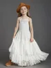 Девушка платья принцесса девушки кружевные хлопковые платья детские дети цветочные девочки свадьба день рождения vestidos детская одежда 3-15 лет