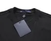 camisa de camisa de pólo masculina camisetas polos para homem foco de moda bordada garça de cobra pequena impressão de roupas roupas de roupa camiseta preta e branca camiseta a44