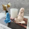 Candles Western Historical Figure Statue Mother of Earth Gaia Candle Silicone Mold Handmade Soap Plaster Resin Candle Making Kit Tools