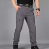Pantaloni da uomo pantaloni tattici impermeabili maschi pantaloni da carico pantaloni da carico tattici militari militari di cargo militare