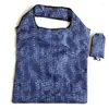 Stume di stoccaggio 1/2/3pcs Oxford Recycle Shopping Bageco BageCo Friendly Ladies Tote Bag Floral Fruit Vegetable Grocery