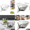 シンク蛇口セットMtifunctional Drainage Basket Salad Draining Bowl Vegetable Basin Rice Plastic Fruit Plate家庭用ドロッティア2