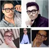 Lunettes de soleil Frames Vintage Lunets Fashion Fashion Custome Custome Acetate Eyeglass pour hommes et femmes lisant Myopia Optical Cadre