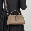 Cordon de mode de la mode pour femmes en cuir véritable Boston Boston Brand Designer Retro Sac à main de grande capacité de grande capacité