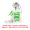 16 pezzi elastici lacci per scarpe elastiche tutte sneaker silicone tratto tilature unisex fashion no shoelace elastico 240419