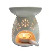 Świece Ceramiczny uchwyt świecy wosk stop Mett Oil Burner dyfuzor taca zapachowa aromaterapia piec piec świeca dekoracja domu