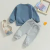 Set di abbigliamento per bambini vestiti invernali di mama s stampare pantaloni da jogger da jogger set