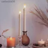 Pacote de velas de 9 velas de pateta led Flicker Flames Timer Remoto Remote Battery Operado Cedamento de Casamento Decoração Home Candle Electronic D240429