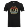 Męskie koszulki Summer Urodzone w 1984 czerwca maja Krótka Krótka Slve wykonana w marcu w październiku listopada Każdy miesiąc 1974 TS Birthday Gift SD-005 T240425