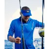 Herr t-shirts hoodies växlar män fiske långa sle hooded skjortor blusas para pesca fiske prestanda kläder camisa de pesca uv manga longa d240429