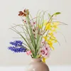 Decoratieve bloemen 10 stks kunstmatige planten gras struiken levensecht groen stengels nep