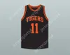 Custom Nay Name Youth/Kids Detlef Schrempf 11 Centralia High School Tigers Black Basketball Jersey 2トップステッチS-6XL