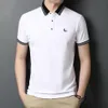 Fred Polo Perry Men Men Designer футболка высшего качества роскошная мода лето с короткими рукавами мужская рубашка Polo Pure Cotton с половиной рукава.