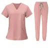 Multicolor Egleticic Lab Workwear Color Solid Beauty Salon Salon Nursing Uniforms Pet Clinic Scrubs Uniforms Travails Work Wholesale 240428