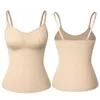 Frauen Shaper Frauen plus Größe Camis -Bodys Kompression in Bra Tanks Tops Shaper Miss Moly Tailer Bauch Schlampe Westen Korsetts Y240429