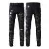 Fit Fashion 691 Stretch Mens Amiirii Jean männlich 2024 Demin Star Purple High Jeans Street Fashion Youth Brand Black Five 2R39