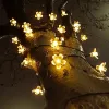 Decorazioni 10m/7m String Solar Luci di Natale Outdoor 100/50/20ED 8 MODE IL GARDENE FLOWER BLOSSO DI BLOSSA A BLOSSIONE DELL'IMPEGNI