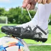Stivali stivali da calcio per uomini tacchetti di calcio scarpe da calcio allenamento in termini di scarpe da ginnastica della caviglia alta