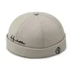 Beanie/Skull Caps 2024 Hot Sale Brimless Skullies Cap Beanie Hat Women Hip Hop Hats Summer Mens Solid Color Street Dome Hats D240429