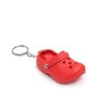 Keychains Mini Slipper Keychain mignon Babouche sac sac à main sac à dos couvert de couverture de couverture de couverture