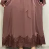 Nida Long Robes Musulman Womens Vêtements Appliques avec poches Hijab Robe Abaya Robes islamiques Dubaï Luxury Ramadan Kimono 240422