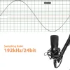 Microfones Maono XLR Condensador Microfone Profissional Studio Cardioid Mikrofon Kit de streaming de streaming de transmissão para gravação do YouTube de transmissão