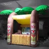 Tenda pubblicitaria portatile tiki bar gonfiabile personalizzata Blow Camping Booth per feste da club e evento da giardino