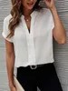 Chemises de chemisiers pour femmes Unity White Batwing Slave Womens Shirt Loose Top Y240426