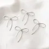 8pcs Encantos colgantes de arco para joyas que hacen aretes de bricolaje de bricolaje a mano hallazgos de oro de 14k chapados en oro 30*33 240429