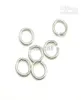 100pcslot 925 Sterling Silver Open Sclit Ring Rings Acessório para Jóias Diy Craft Gift W50089265588