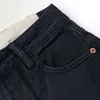 Gouden knop Wide been jeans voor dames herfst 2024 Casual midden taille losse bedekvleesbroek