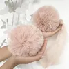 Decoratieve beeldjes prinses gordijn muggen netbal chiffon luifel bed handgemaakte babymeisjes kamer muur hangende decoratie