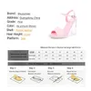 Shuzumiao Summer Women Schuhe Patent Ledersandalen Solid Color Square Heel High Heels 12 cm Transparent BOTOR PARTY 240424