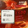 Ryzen 5 5500 processeur de processeur R5 5500 100% Brand 6 cœurs socket AM4 65W Game de bureau CPU sans frais.