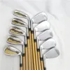 Kluby golfowe Pełny zestaw S-06 Męski golf 4 gwiazdki Golf Driver Woods Iron Putter Loft 10.5/9.5 Opcjonalne R/Sr/s Flex z wałkiem grafitowym z nagłówkiem