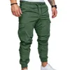 Hommes harajuku joggers hommes vêtements pantalon pantalon de couleur solide décontractée