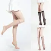 Mulheres meias nylon ladies joelhos de alta qualidade elasticidade transparente estoques de seda de verão