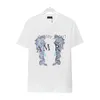 Мужские белые коллекционные дизайнерские дизайнерские рубашки смесь и сочетаются яркие цвета, чтобы насладиться летней хип -хоп