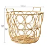 Better Homes Gardens Large Natural Poly Rattan Open Weave Round Basket 240415