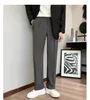 Men's Pants Spring Men Korean Fashion Sportswear Streetwear Drawstring Wide Leg Straight Track Cotton Casual Loose Trousers A158