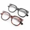 Lunettes de soleil Frames Vintage Lunets Fashion Fashion Custome Custome Acetate Eyeglass pour hommes et femmes lisant Myopia Optical Cadre