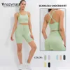 Les survêtements féminins vnazvnasi se couvrant le soutien-gorge de sports de sport pour femmes pour femmes sous-vêtements débablés pour le fitness workout vêtements de sport y240426