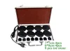 Vie saine 16pcs set massage pierres massage lave notal pierre ensemble spa rock basalte pierre avec chauffage box8645192