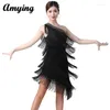 STAGE PEUR LATIN DANSE DRACKEL ROBLE BAL CHA-CHA Costume de danse de bal de danse Lady Practice Training Performance